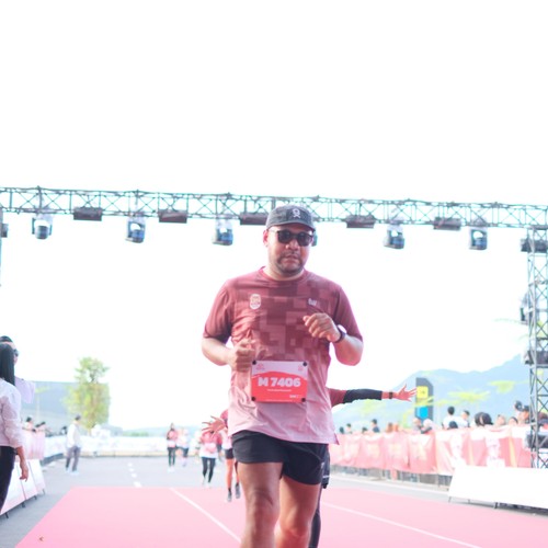 Race photo from KEDIRI HALF MARATHON 2026