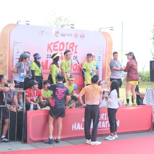 Race photo from KEDIRI HALF MARATHON 2026
