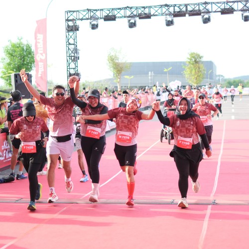 Race photo from KEDIRI HALF MARATHON 2026