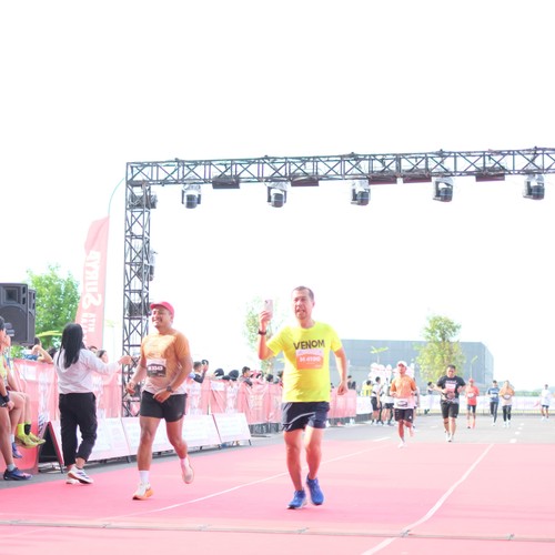 Race photo from KEDIRI HALF MARATHON 2026