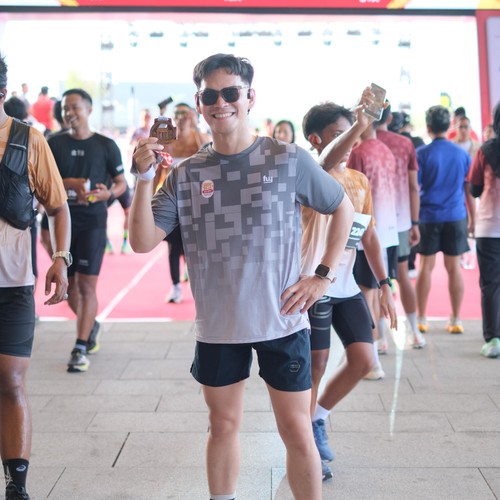 Race photo from KEDIRI HALF MARATHON 2026