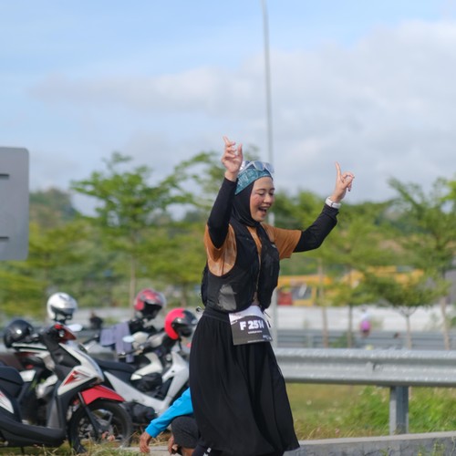 Race photo from KEDIRI HALF MARATHON 2026