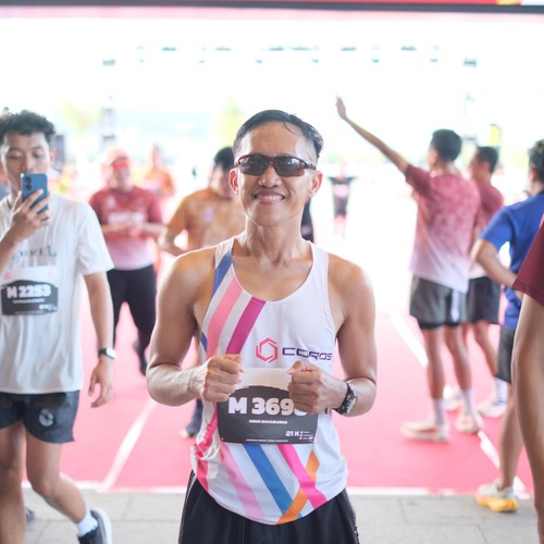 Race photo from KEDIRI HALF MARATHON 2026
