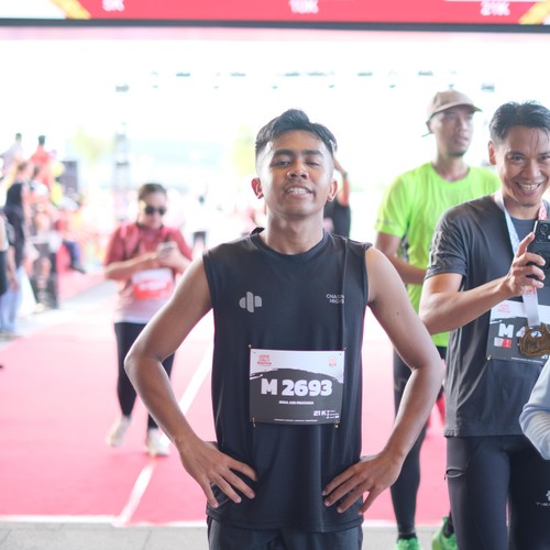 Race photo from KEDIRI HALF MARATHON 2026