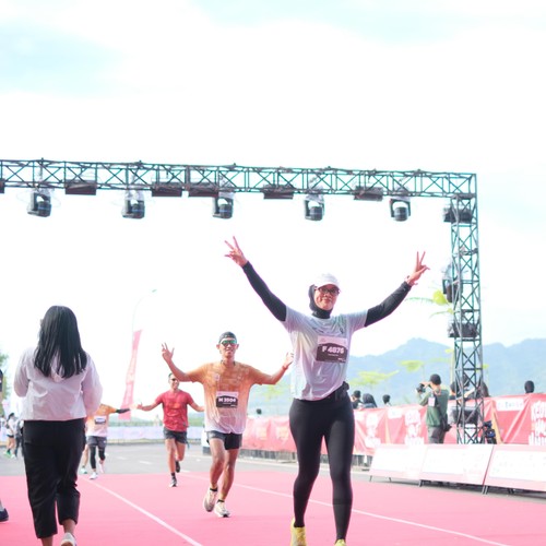 Race photo from KEDIRI HALF MARATHON 2026