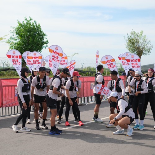 Race photo from KEDIRI HALF MARATHON 2026