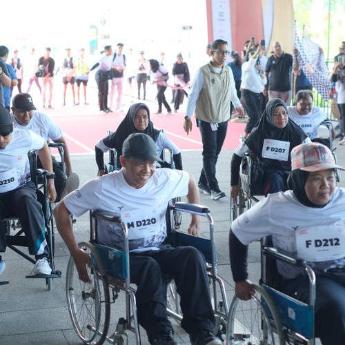 Race photo from KEDIRI HALF MARATHON 2026