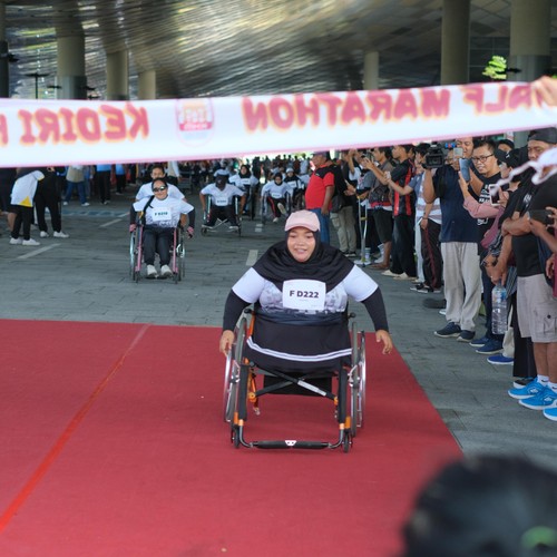 Race photo from KEDIRI HALF MARATHON 2026