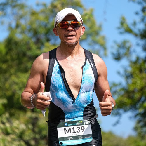 Race photo from Belitung Multisport Festival