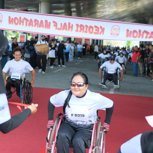 Race photo from KEDIRI HALF MARATHON 2026