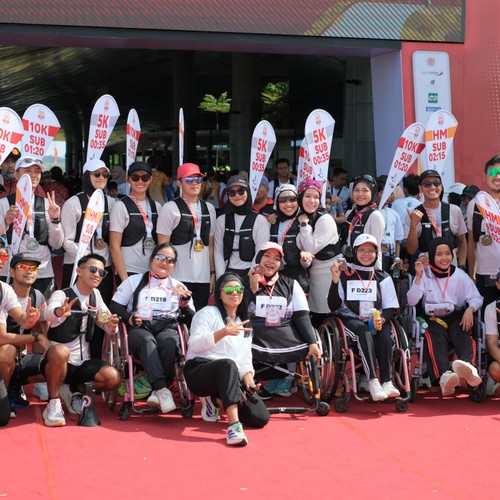 Race photo from KEDIRI HALF MARATHON 2026