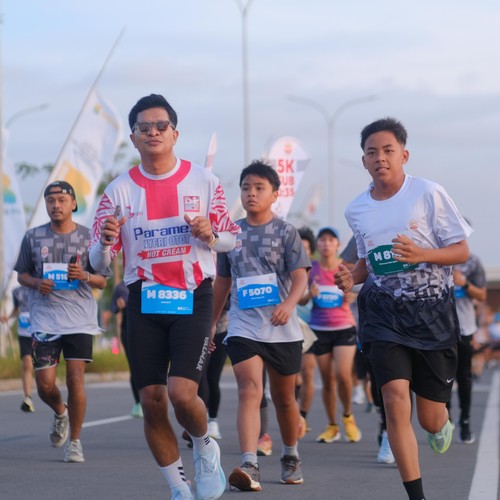 Race photo from KEDIRI HALF MARATHON 2026