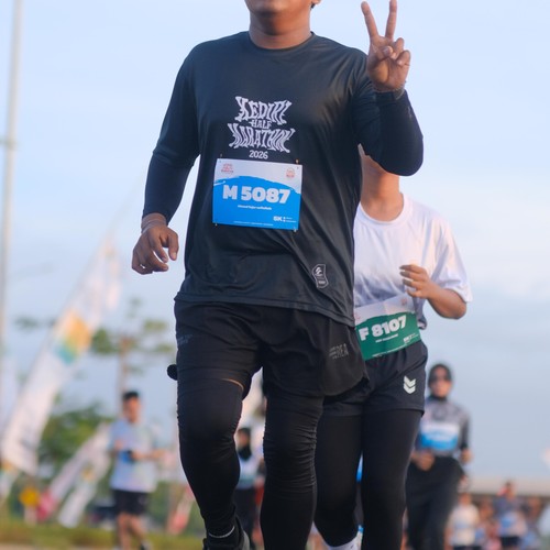 Race photo from KEDIRI HALF MARATHON 2026