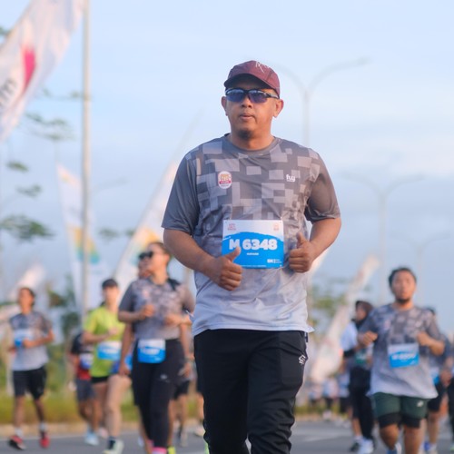 Race photo from KEDIRI HALF MARATHON 2026