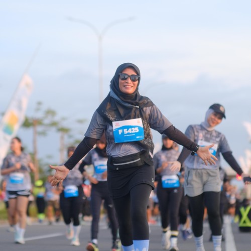 Race photo from KEDIRI HALF MARATHON 2026