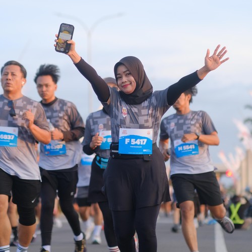 Race photo from KEDIRI HALF MARATHON 2026