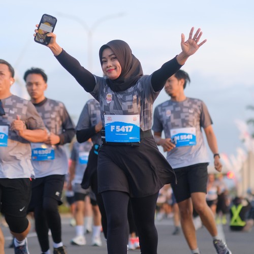 Race photo from KEDIRI HALF MARATHON 2026