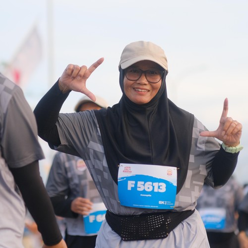 Race photo from KEDIRI HALF MARATHON 2026