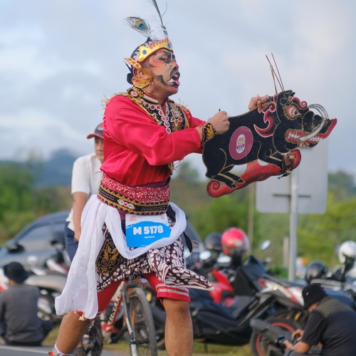 Race photo from KEDIRI HALF MARATHON 2026