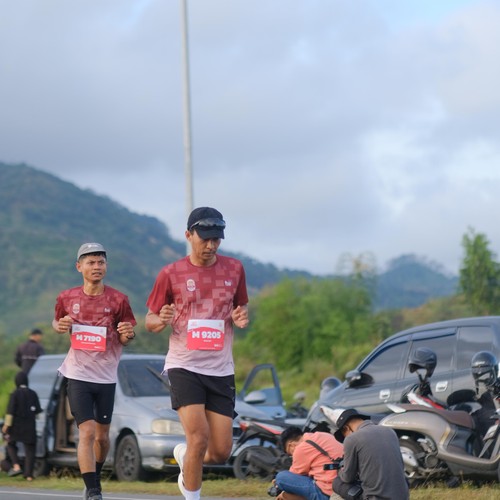 Race photo from KEDIRI HALF MARATHON 2026