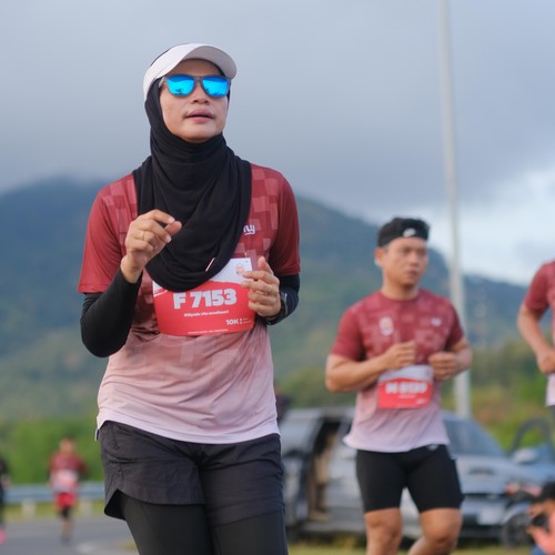 Race photo from KEDIRI HALF MARATHON 2026