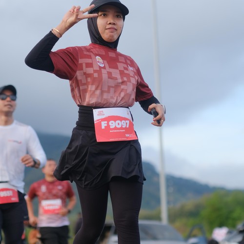 Race photo from KEDIRI HALF MARATHON 2026
