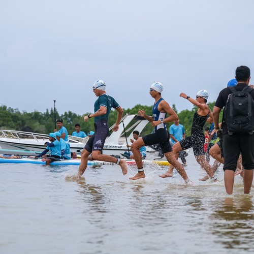 Race photo from Belitung Multisport Festival
