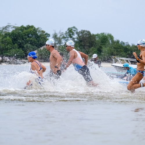 Race photo from Belitung Multisport Festival