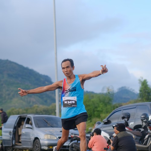 Race photo from KEDIRI HALF MARATHON 2026