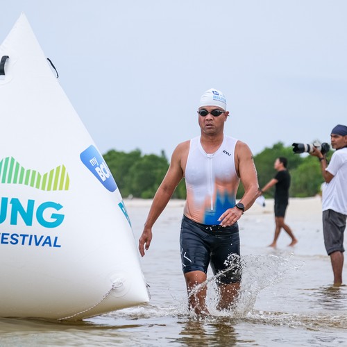 Race photo from Belitung Multisport Festival