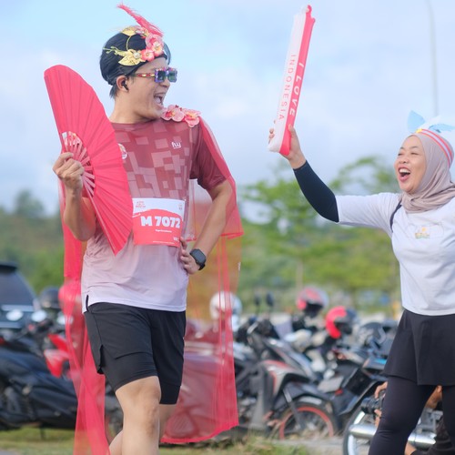 Race photo from KEDIRI HALF MARATHON 2026