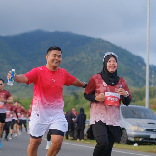 Race photo from KEDIRI HALF MARATHON 2026