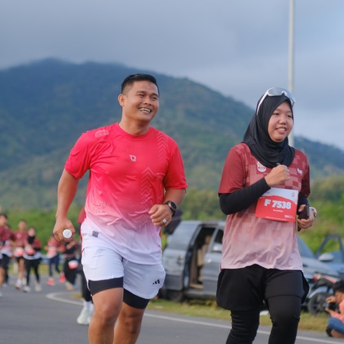 Race photo from KEDIRI HALF MARATHON 2026