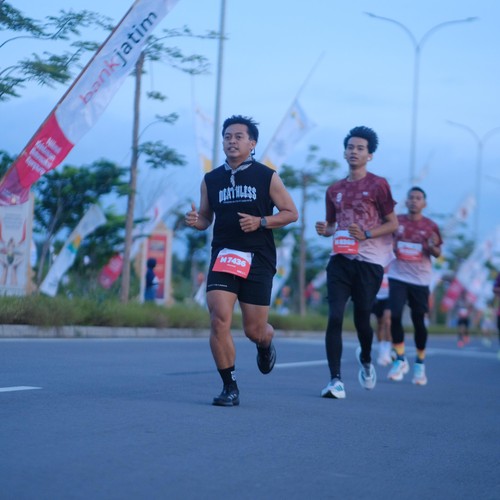 Race photo from KEDIRI HALF MARATHON 2026