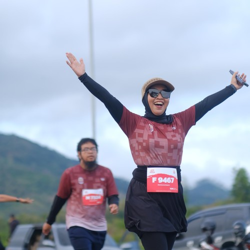Race photo from KEDIRI HALF MARATHON 2026