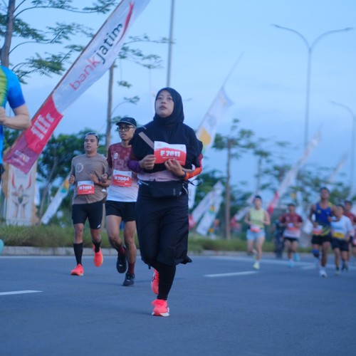 Race photo from KEDIRI HALF MARATHON 2026