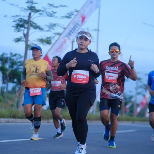 Race photo from KEDIRI HALF MARATHON 2026
