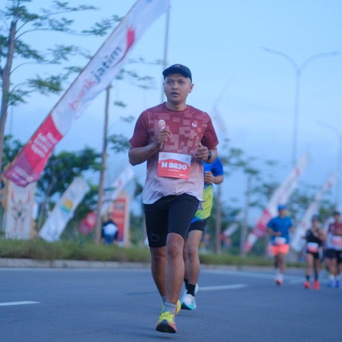 Race photo from KEDIRI HALF MARATHON 2026
