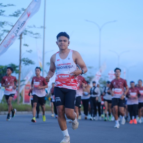 Race photo from KEDIRI HALF MARATHON 2026