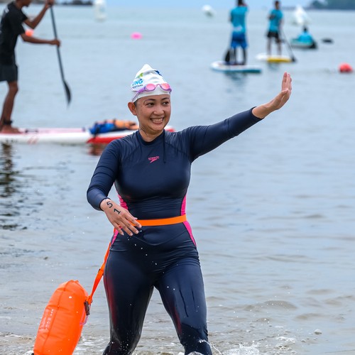 Race photo from Belitung Multisport Festival