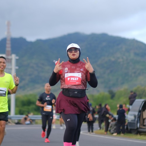 Race photo from KEDIRI HALF MARATHON 2026