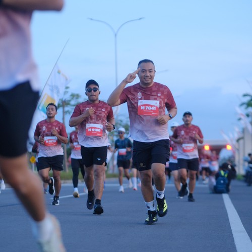 Race photo from KEDIRI HALF MARATHON 2026