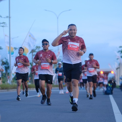 Race photo from KEDIRI HALF MARATHON 2026