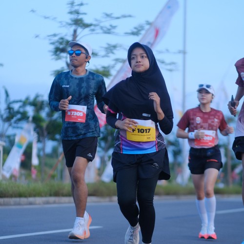 Race photo from KEDIRI HALF MARATHON 2026