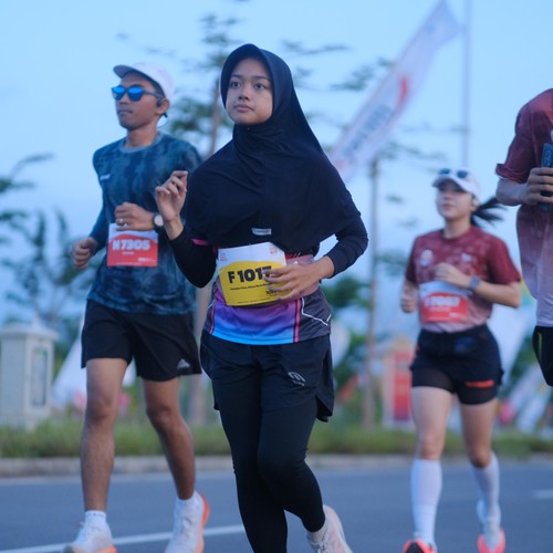 Race photo from KEDIRI HALF MARATHON 2026