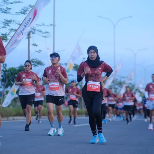 Race photo from KEDIRI HALF MARATHON 2026