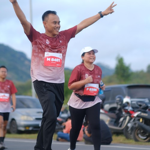 Race photo from KEDIRI HALF MARATHON 2026