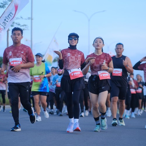 Race photo from KEDIRI HALF MARATHON 2026