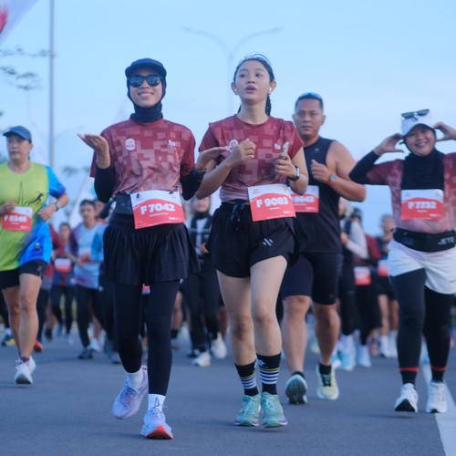 Race photo from KEDIRI HALF MARATHON 2026