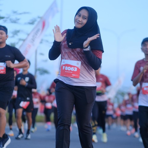 Race photo from KEDIRI HALF MARATHON 2026